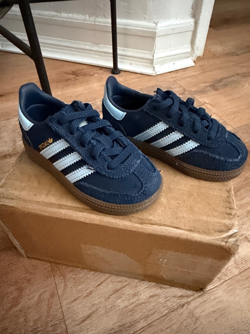 adidas Handball Spezial Collegiate Navy / Clear Sky / Gum toddler